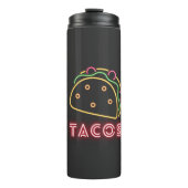 Neon Tacos Symbol Thermosbecher (Vorderseite)