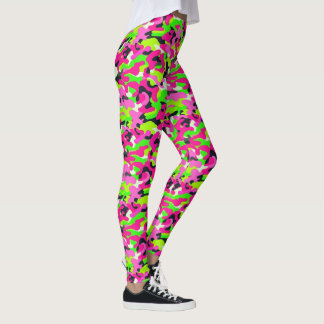 Neon-Tarnleggings Leggings
