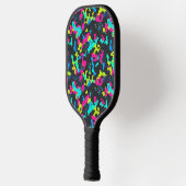 Neon-Tarnmuster Pickleball Schläger (Links)