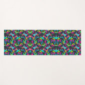Neon-Tarnmuster Yogamatte (Vorderseite (Horizontal))