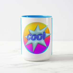 Neon-Tasse Zweifarbige Tasse