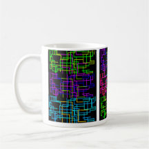 Neon-Tech-Muster