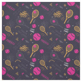 Neon-Tennis-Muster nach Maß Stoff (Muster)