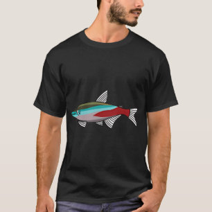 Neon-Tetra-Aquarienfisch bestes Geschenk für Fisch T-Shirt