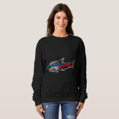 Neon Tetra Fish Sweatshirt (Vorne ganz)