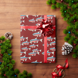 Neon-Tetra Geschenkpapier