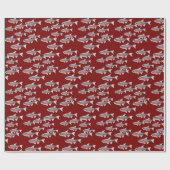 Neon Tetra Geschenkpapier (Flach)