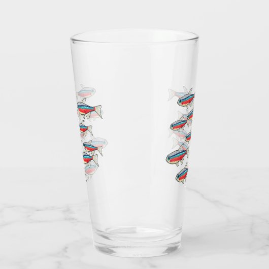 Neon Tetra Glas (Links)