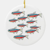 Neon Tetra Keramik Ornament (Hinten)