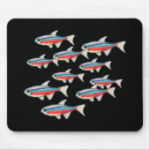 Neon Tetra Mousepad (Vorne)