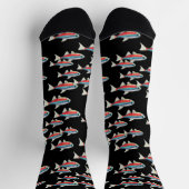 Neon Tetra Socken (Oben)