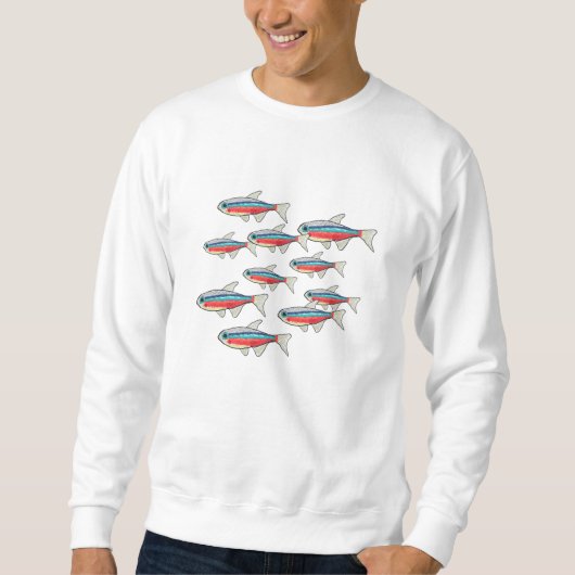 Neon-Tetra Sweatshirt (Vorderseite)