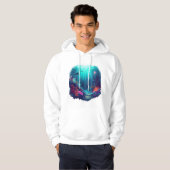 Neon Tides – Deep Ocean Kingdom Illustration Hoodie (Vorne ganz)
