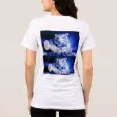 Neon Tiger DJ T-Shirt – EDM Festival Graphic Tee  (Rückseite)