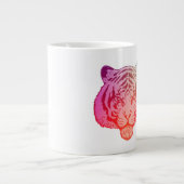 Neon-Tiger Jumbo-Tasse (Vorderseite)