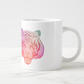 Neon-Tiger Jumbo-Tasse (Rechts)