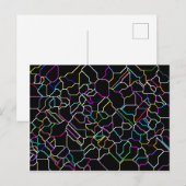 Neon Tilly Tile Postcard Postkarte (Vorne/Hinten)