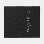Neon Tis The Season Sign Fleecedecke (Vorderseite (Horizontal))