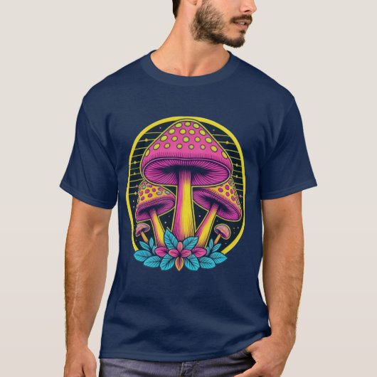 Neon Toadstool Trio T-Shirt (Vorderseite)
