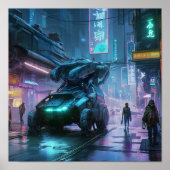 Neon Tokyo Nights (Cyber Edition) Poster (Vorne)