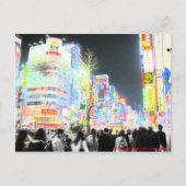 Neon Tokyo Postkarte (Vorderseite)