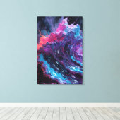 Neon Traumwelt Leinwanddruck (Insitu (Holzboden))