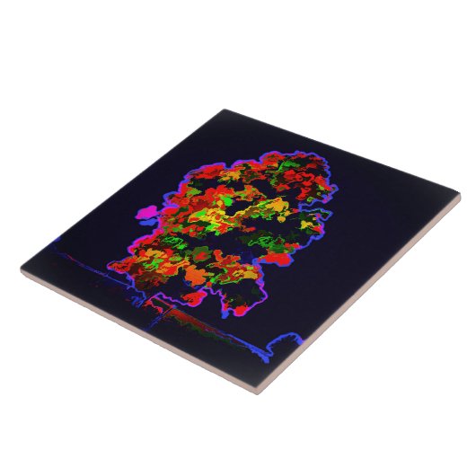 Neon Tree Explosion Fliese (Seite)