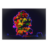 Neon Tree Explosion Fotodruck (Vorne)