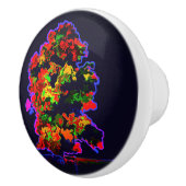 Neon Tree Explosion Keramikknauf (Rechts)