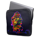 Neon Tree Explosion Laptopschutzhülle (Vorderseite Links)