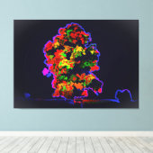 Neon Tree Explosion Leinwanddruck (Insitu (Holzboden))