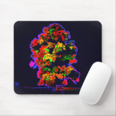 Neon Tree Explosion Mousepad (Mit Mouse)