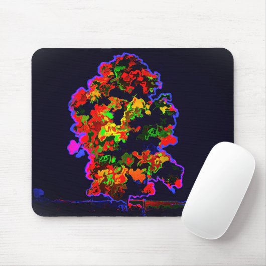 Neon Tree Explosion Mousepad (Mit Mouse)