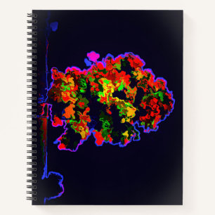Neon Tree Explosion Notizblock