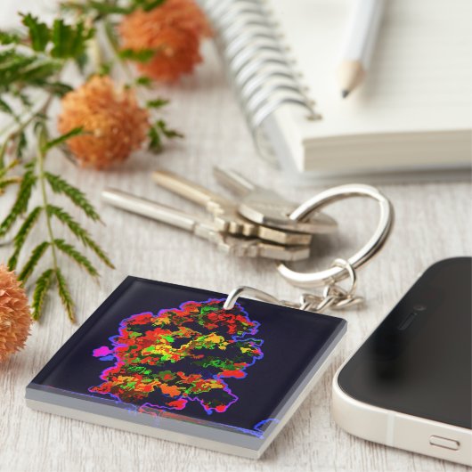 Neon Tree Explosion Schlüsselanhänger (Vorderseite rechts)