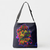 Neon Tree Explosion Tragetaschen Mit Langen Trägern (Rückseite)