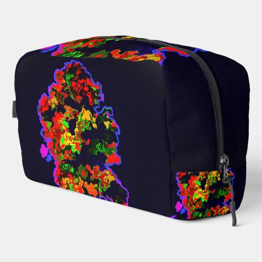 Neon Tree Explosion Waschbeutel (Rechte Ecke)