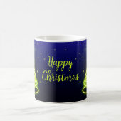 Neon Tree Happy Christmas Tree Tasse (Mittel)