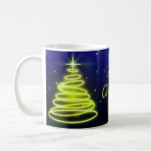 Neon Tree Happy Christmas Tree Tasse (Links)
