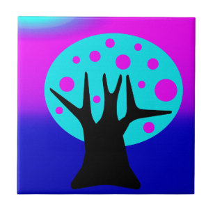 Neon Tree Keramik Tile Fliese