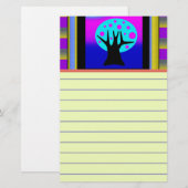 Neon Tree Letterhead Briefpapier (Vorne/Hinten)