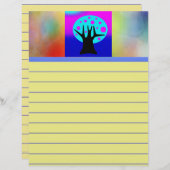 Neon Tree Stationery (Vorne/Hinten)