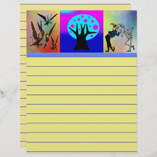 Neon Tree Stationery (Vorne/Hinten)