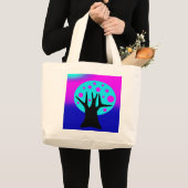 Neon Tree Tote Bag Jumbo Stoffbeutel (Vorderseite (Produkt))