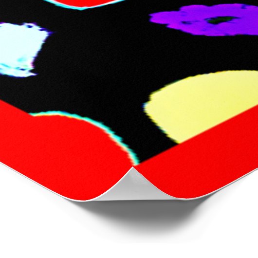 Neon Tropic Obstbrust Poster (Ecke)