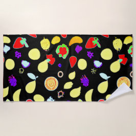 Neon Tropic Obstbrust Strandtuch