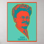 Neon Trotsky Poster<br><div class="desc">60er - 70er Jahre Retro-Vintages Portrait von Leon Trotsky mit "Neon Trotsky"-Beschriftung. Pop in bunten Farben,  auf T - Shirt,  Hunden,  Karten,  Geschenken.</div>