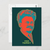 Neon Trotsky Postkarte (Vorne/Hinten)