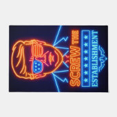 Neon Trump vermasselt das Establishment-Problem Fußmatte (Vorderseite)