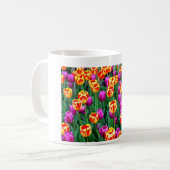Neon Tulips Tasse (Vorderseite Links)